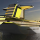 Illustration for article titled This crazy giant giga-yacht is the size of an oil tanker